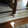 Great Room Steps. LANSERamics provided detailed drawings to the fabricator to complete these steps.
